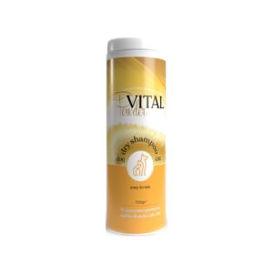 Premium-Vital en Polvo – Champú Seco para Perros y Gatos