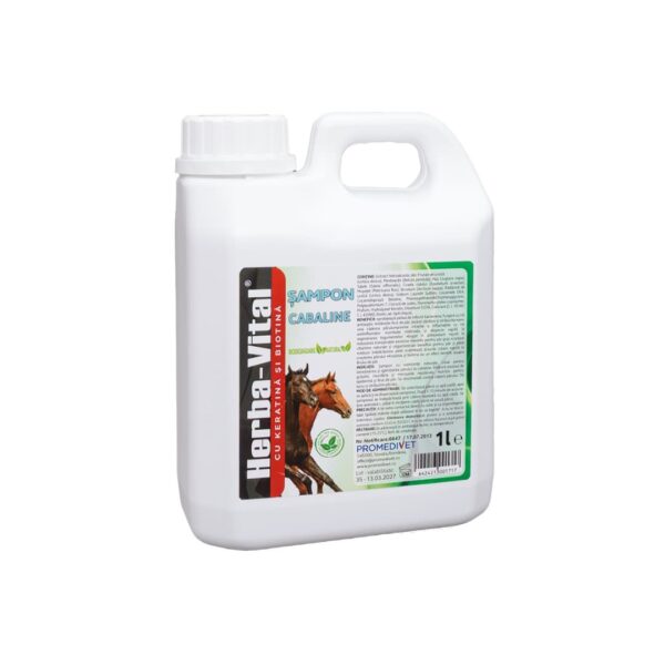 Herba Vital Champú para Caballos - Cuidado Natural y Brillo Duradero 1L