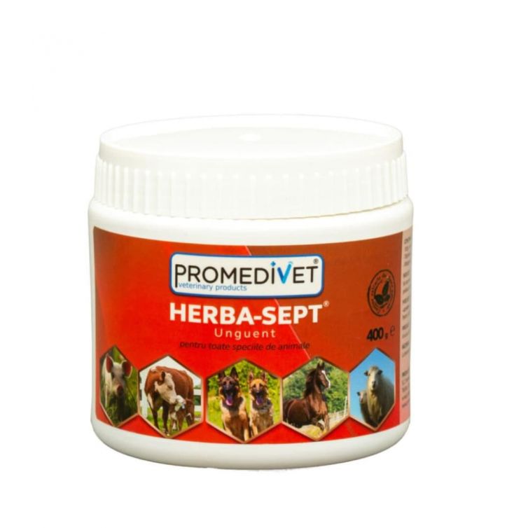 Herba-Sept – Pomada Protectora y Cicatrizante para Animales 400g