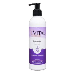 Premium-Vital Champú de Lavanda para Perros y Gatos – 250 ml