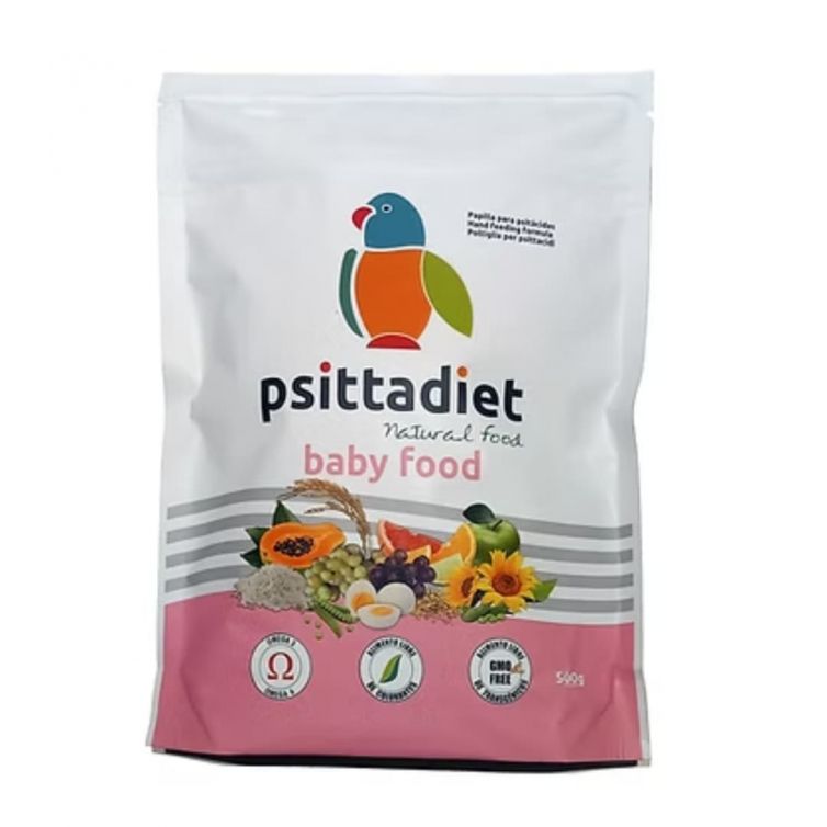Psittadiet Papilla Baby Food – nutrición equilibrada para cría manual de psitácidas – 500 g