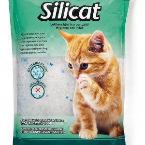 Arena absorbente de sílice para gatos — lecho Silicat 5 L