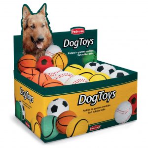 Pelota de juguete para perros de goma suave