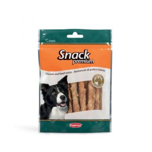 Palitos de pollo y ternera para perros Chicken and Beef Sticks PADOVAN 100 g