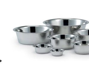 Comedero bol de acero inoxidable para perros y gatos PADOVAN Ø 24 cm – 2,40 L