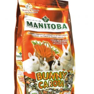 Manitoba Bunny Carota alimento complementario con zanahoria para conejos 1 kg