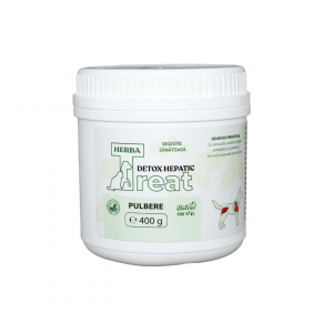 Herba Treat suplemento natural para la salud hepática y digestiva en perros 400 g