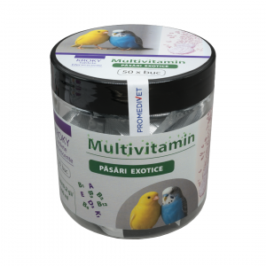 Kroky Multivitamin tabletas efervescentes para aves exóticas 50 comprimidos